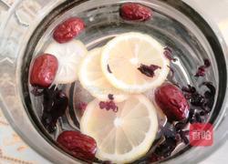 春饮 玫瑰柠檬红枣茶的做法图解3