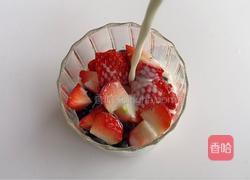 草莓咖啡奶盖的做法图解8