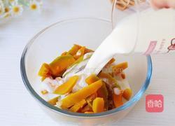 奶香南瓜布丁的做法图解4