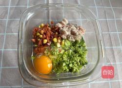 蔬菜肉饼的做法图解4