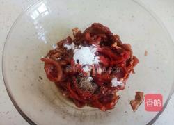 香菜炒牛肉丝的做法图解6