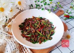 香菜炒牛肉丝的做法图解16