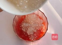 草莓西米牛乳杯的做法图解9