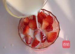 草莓西米牛乳杯的做法图解11