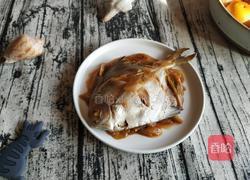 不加一滴油的干烧鲳鱼的做法图解10