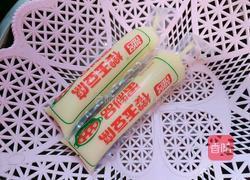 荠菜炒樱玉豆腐的做法图解2