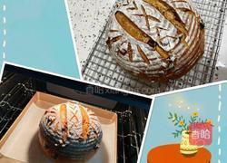 一次发酵红糖核桃红枣欧包的做法图解7