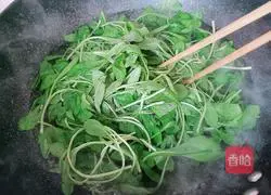 Illustration of the recipe for stir-fried malan tou with five spices 4