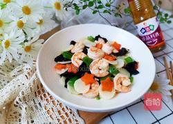 山药炒虾仁的做法图解15