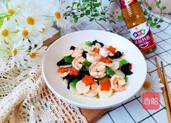 山药炒虾仁的做法图解13