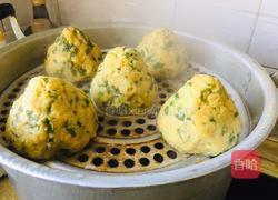 玉米面菜窝头的做法图解6