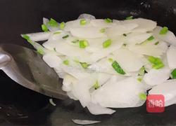 清炒白萝卜片的做法图解6