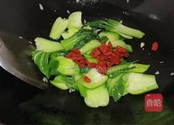 枸杞炒上海青的做法图解6
