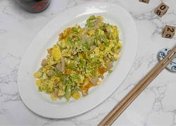 鸡蛋炒苦瓜碎
