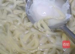 小油菜鸡蛋手擀面的做法图解5