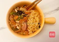 炒方便面的做法图解7