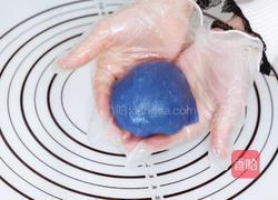 蓝色梦幻奥利奥雪媚娘的做法图解10