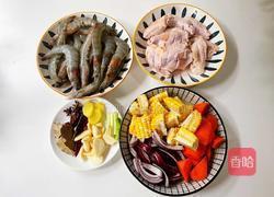 鸡翅年糕虾煲的做法图解2