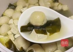 海带豆腐丸子汤的做法图解10