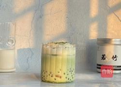 抹茶芋圆牛奶的做法图解11