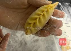 南瓜柳葉餃。的做法图解10