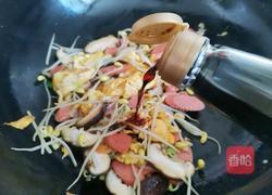 火腿炒意面的做法图解8