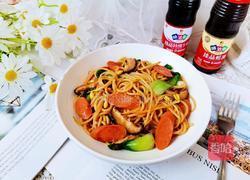 火腿炒意面的做法图解13