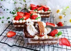 草莓可可盒子蛋糕的做法图解18