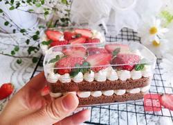 草莓可可盒子蛋糕的做法图解20