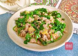 肉末芹菜叶的做法图解15