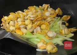 芹菜炒扇贝的做法图解5