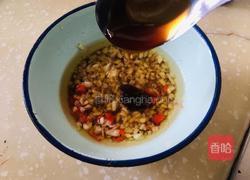 蒜蓉粉丝金针菇蒸开背虾的做法图解3