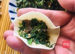 荠菜大肉水饺的做法图解12