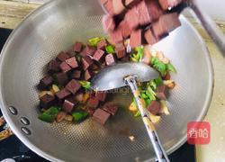 青椒炒猪血的做法图解8