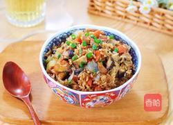 香菇鸡腿肉焖饭的做法图解15