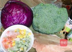 鸡胸肉彩蔬沙拉的做法图解1