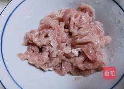 肉丝菜板圆子的做法图解1