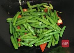 酱炒红椒长豆的做法图解7