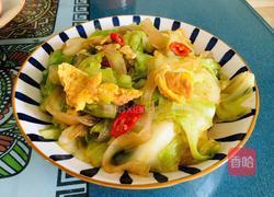 莲花菜粉条炒鸡蛋的做法图解11