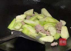 丝瓜炒肉片的做法图解4