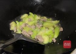 丝瓜炒肉片的做法图解6