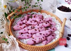 蔓越莓手指麻薯（浪漫紫色）的做法图解12