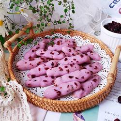 蔓越莓手指麻薯（浪漫紫色）的做法[图]
