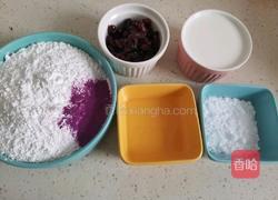 蔓越莓手指麻薯（浪漫紫色）的做法圖解1