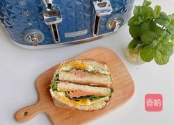 鸡蛋三明治的做法图解12