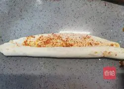 Illustration of how to make spicy flower rolls 12