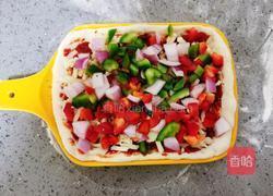 金枪鱼芝士披萨的做法图解12