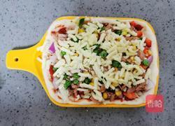 金枪鱼芝士披萨的做法图解15