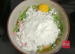 豌豆火腿鸡蛋饼的做法图解6