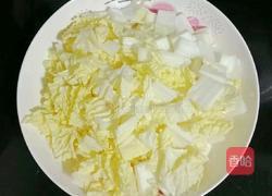 娃娃菜火腿蛋炒饭的做法图解4
